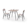 KABIR square, table 2 chairs