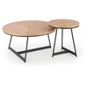 KARIDA c. table natural oak / juodas