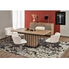 LAMELLO extension table, artisan oak / juodas