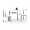 LANCE table + 2 chairs color: baltas