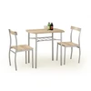 LANCE table + 2 chairs color: sonoma oak