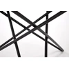 LEILA 2 c.table, baltas marble / juodas