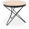 LEILA c.table, natural / juodas