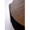 LIRA c.table walnut / juodas