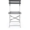 LIVORNO garden set (table+2 chairs), juodas