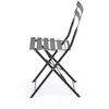 LIVORNO garden set (table+2 chairs), juodas