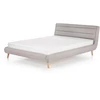 Lova ELANDA 160 bed, color: light pilkas