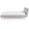 Lova ELANDA 160 bed, color: light pilkas
