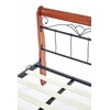 Lova VERONICA bed 90 cm color: ant. cherry/juodas