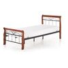 Lova VERONICA bed 90 cm color: ant. cherry/juodas