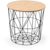 MARIFFA c. table, color: natural / juodas
