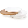 MICHELLE c. table, color: baltas / golden oak