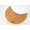 MICHELLE c. table, color: baltas / golden oak