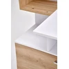 MISO desk, baltas / artisan oak
