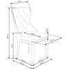 MIYA chair juodas/beige