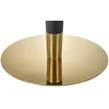 MORATA round table, baltas marble / juodas / auksinis