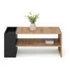 MURCIA c.table, artisan oak / juodas