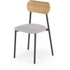 NANDO table + 2 chairs color: natural / juodas