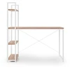 NARVIK B1 desk baltas / sonoma oak