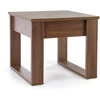 NEA SQUARE coffee table, dark walnut