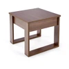 NEA SQUARE coffee table, dark walnut