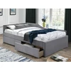 Signal Meble Viengulė lova ELIOT VELVET 120X200, Pilka