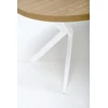 PERONI extension table, auksinis oak / baltas
