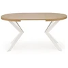 PERONI extension table, auksinis oak / baltas
