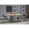 PERONI table golden oak/juodas