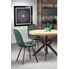 PERONI table golden oak/juodas