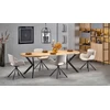 PERONI table golden oak/juodas