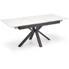 PLATAN extension table, baltas marble / juodas