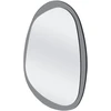 PLAZA wall mirror, sidabrinis
