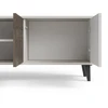 Halmar RANDOM 2 RTV-1 TV-stand, color: cashmere / walnut / juodas