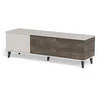 Halmar RANDOM 2 RTV-1 TV-stand, color: cashmere / walnut / juodas