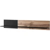 RANDOM P-1 hanging shelf, color: wotan oak/juodas