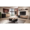 RANDOM P-2 hanging shelf, color: wotan oak/juodas
