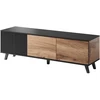 RANDOM RTV-1 TV-stand, color: wotan oak/juodas