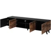 RANDOM RTV-3 TV stand 200 cm, wotan oak / juodas