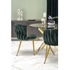 RAYMOND 2 table, juodas marble / auksinis