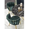 RAYMOND 2 table, juodas marble / auksinis