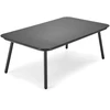 ROCCA garden set (sofa + 2 chairs + coffee table), dark pilkas / light pilkas