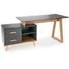 SERGIO XL, desk, anthracite matt - wotan oak