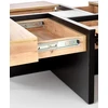 SEVILLA, c.table, craft oak / juodas