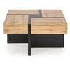 SEVILLA S, c.table, craft oak / juodas