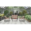 SHARK garden set (sofa + 2 chairs + coffee tables), d.ruda / cappuccino