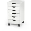 SIMON 2 storage unit color: baltas