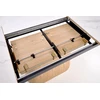 SIRIUS extension table, baltas marble / natural