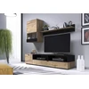 SNAP, wall set color: lefkas oak / juodas matt