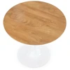 STING table, color: top - golden oak, legs - baltas